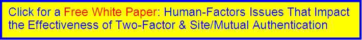 Free Authentication Human Factors White Paper